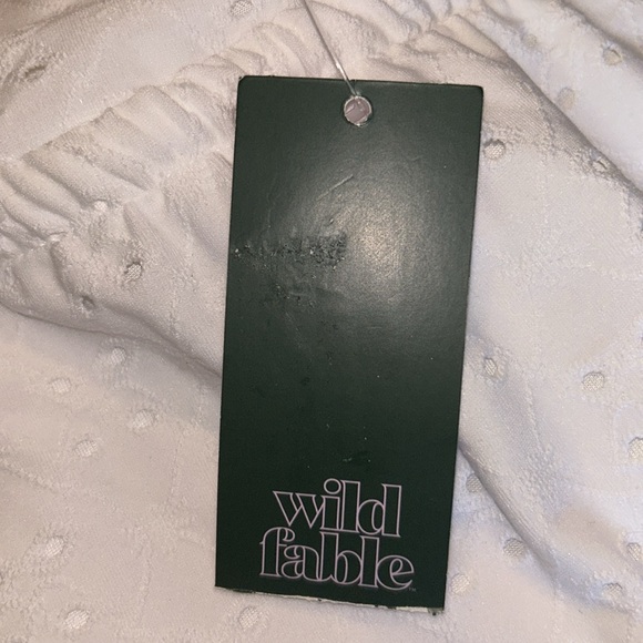 Wild Fable White Sleeveless Triangle Cup Mini Eyelet
Dress - Picture 10 of 13